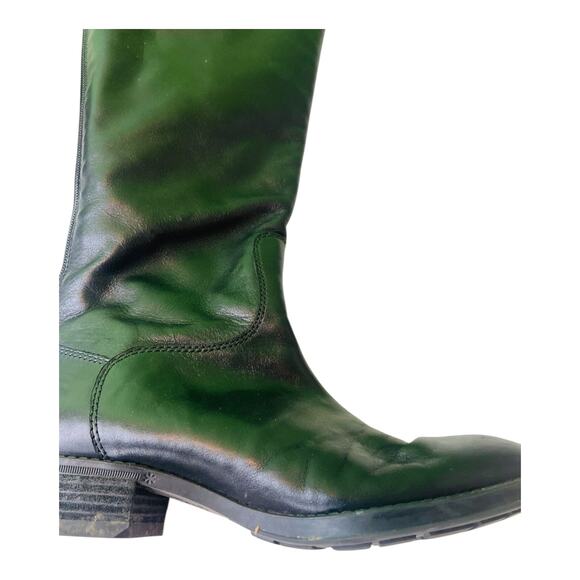 Sam Edelman Womens Penny Classic Equestrian Boot Zip Up Black Leather 6M - Picture 8 of 12